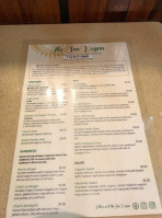 The Sun Vegan menu