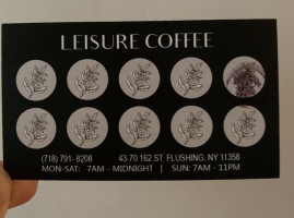 Leisure Coffee food