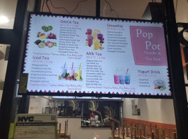 Pop Pot Noodle Tea Cafe Inc menu