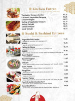 Bamboo House Steak And Sushi menu