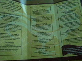 Chanticleer Eatery menu
