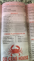 Od Crab House (waycross) menu