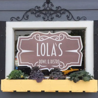 Lola's Bowl and Bistro food