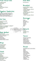 Blimpie Subs Salads menu