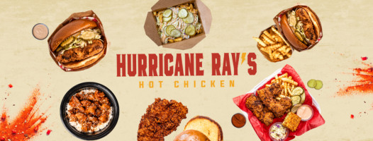 Hurricane Rays Hot Chicken Sandwich food