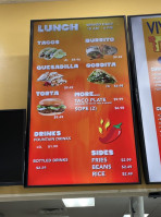 Viva El Taco menu