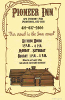 Pioneer Inn And Grill menu