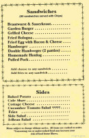 Pioneer Inn And Grill menu