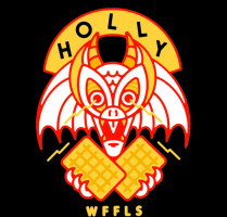 Holly Waffles food