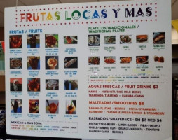 Frutas Locas/crazie Friuts More menu