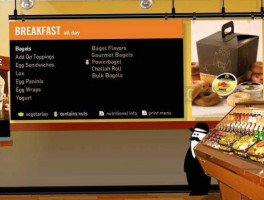 Einstein Bros Bagels menu