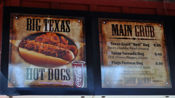Bubba's Texas Giant Hot Dogs food