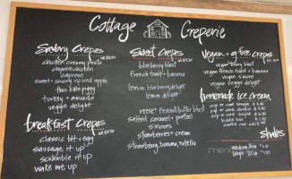 Cottage Creperie menu