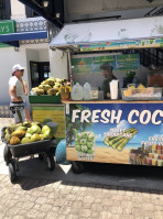 Fresh Coconut Smoothies inside