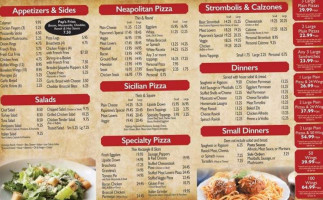 Paparone's menu