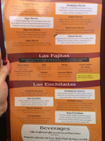 Casa Mexico menu