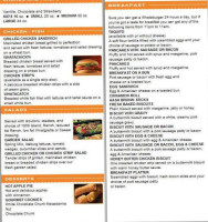 Whataburger menu