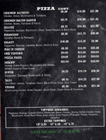 Baier's menu