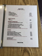 Frank And D's Pub menu