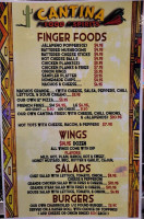 Cantina menu