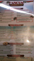 Cancun Mexican menu