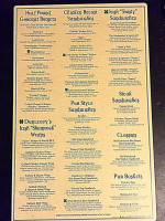 Dunleavy's Cocktail Lounge menu