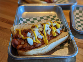 Clowndog Hot Dog Parlor food