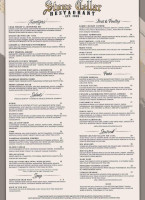 The Stone Cellar menu