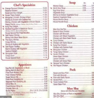 Magic Wok menu