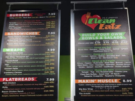 Clean Eatz menu