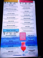 Mountain Springs Captain's Cove menu