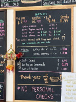 Lex's Pizza And Subs menu