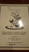 The Unique Cafe And Wine food