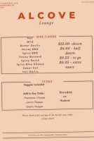 Fairfield Ave Lounge And Tonys Pizza menu