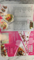 Sakura Cafe menu