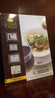 Taste Of Thai menu