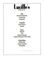 Lucille's menu