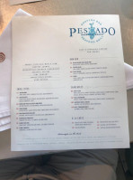 Pescado Seafood Grill Rooftop menu