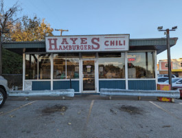 Hayes Hamburger Chili outside