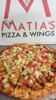 Matia’s Pizza Wings food