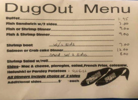 Dugout menu