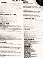 Peyton's Cafe menu