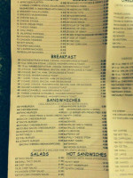 North Bound Cafe menu