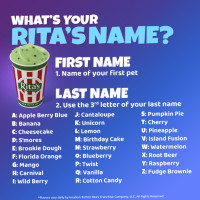 Rita's Italian Ice Frozen Custard food