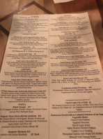Tavern menu