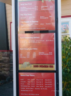 Boss Burger menu