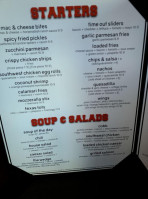Time Out Sports Grill menu