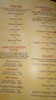 Big Ed's Chicken Pit menu