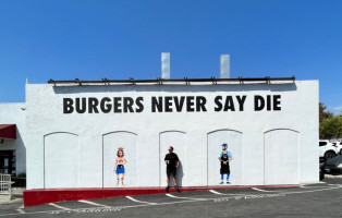 Burgers Never Say Die food