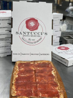 Santucci's Original Square Pizza food